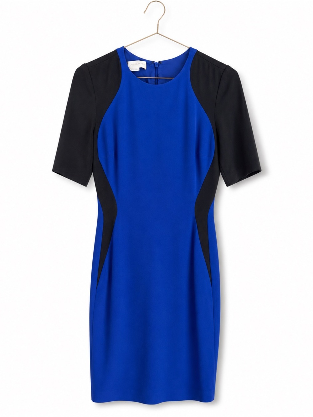 Stella McCartney Miracle Dress Illusion Contour Color Block Dress